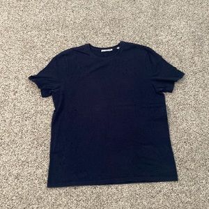 Vince distressed T Shirt XL - Navy